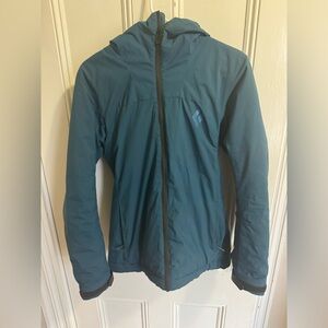 Women's Teal black Diamond Ski Jacket small S